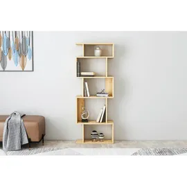 Livetastic Aktenregal 60 x 160 x 22 cm Eichefarben