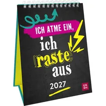 Groh Wochenkalender Ich atme ein, ich raste aus Weiß 2027