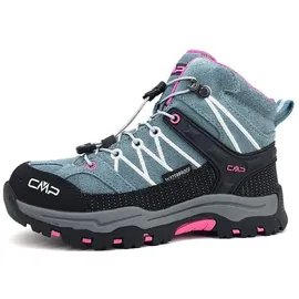 CMP Rigel Mid WP Kinder Mineral Green/Purple Fluo 34