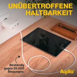 aqiila USB-C auf Apple Lightning 1 m Weiß