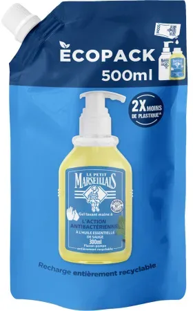 Le Petit Marseillais Antibakterielles Handwaschgel Nachfüllpack 500ml