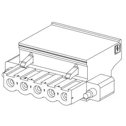 Schneider Electric BMXXTSCPS10 Steckersatz (2 Stecker) für Modicon X80-Stromversorgung, Schraubklemme