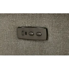 Uno Eckcouch Mikrofaser 3-Sitzer Grau