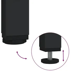 vidaXL Garderobenständer mit Schuhablage 100 x 40 x 184 cm Eichen-Optik