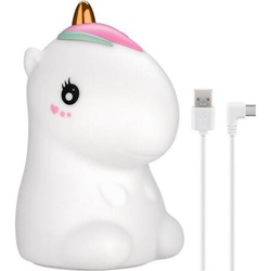 LED Nachtlicht EINHORN warmweiß + Farbwechsel Touch-Sensor