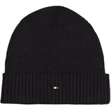 Tommy Hilfiger TH Flag Pima Cotton Beanie Charcoal Gray