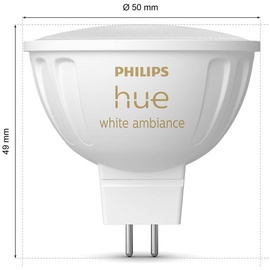 Philips Hue White Ambiance MR16 LED-Lampe 5 W GU5.3