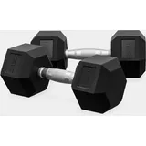 ZEUZ Hex Kurzhantel 12,5 kg schwarz|grau 12,5 kg
