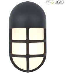 Lutec LED Wandleuchte BULLO, 15W, 700lm, 3000K, anthrazit ECO-6383001118