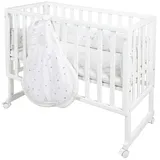 roba Safe Asleep Stubenbett 3 in 1 weiß inkl. Komplettset Sternenzauber
