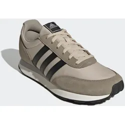 Sneaker ADIDAS SPORTSWEAR "RUN 60S 3.0", Gr. 44,5, wonder beige, core schwarz, putty beige, Textil, Leder, sportlich, Schuhe