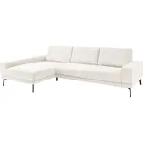 Set One by Musterring Ecksofa "SO 3600 optimaler Sitzkomfort in Federkern o. Kaltschaum, 2 Sitzhöhen", weiß (kama natur), B:293cm H:87cm T:180cm, 100% Polyester, SET ONE BY MUSTERRING, Sofas, Ecksofa, Sitzhöhe 44 cm, Kaltschaum, B 293 x T 180 cm, Kama natur