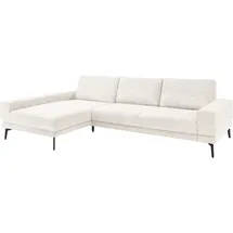Set One by Musterring Ecksofa "SO 3600 optimaler Sitzkomfort in Federkern o. Kaltschaum, 2 Sitzhöhen", weiß (kama natur), B:293cm H:87cm T:180cm, 100% Polyester, SET ONE BY MUSTERRING, Sofas, Ecksofa, Sitzhöhe 44 cm, Kaltschaum, B 293 x T 180 cm, Kama natur