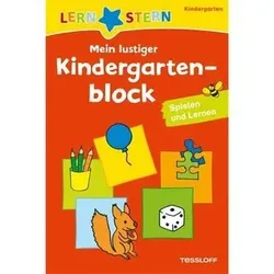 TESSLOFF 978-3-7886-2629-7 LERNSTERN. Mein lustiger Kindergartenblock. Spielen und Lernen