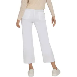 MAC Culotte Jeans in Weiß aus leichtem Denim-D44