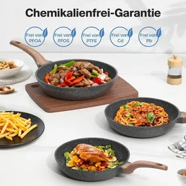 yashe Pfannen-Set 3-tlg. 20 cm + 24 cm + 28 cm
