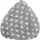 Sitting Point BeanBag Fluffy 70 x 90 cm grau