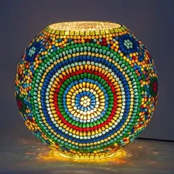 Signes Grimalt  Tischlampen Lampe  in Multicolor, Diam 35 cm