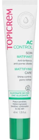 Topicrem AC Mattierende Pflege Für Empfindliche Misch Bis Fettige Haut Tube 40ml