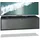 Vladon Lana Lowboard 100 x 29 x 37 cm Grau/Schwarz matt