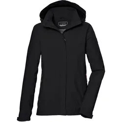 Outdoorjacke »KOS 51 WMN JCKT«, Damenjacke: wasserdicht, atmungsaktiv, verstellbar, abnehmbare Kapuze, Gr. 38, schwarz, , 29925656-38