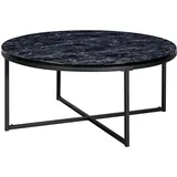 FineBuy Couchtisch FB24017 Marmor weiß 80 x 36 x 80 cm