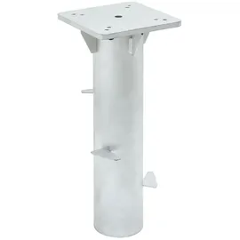 vidaXL Bodenhülse Für Sonnenschirm Silbern 16x16x39,5 Cm Stahl Vidaxl