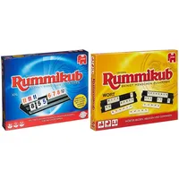 Jumbo Spiele 3819 - Original Rummikub XXL - Gesellschaftsspiel - Ab 7 Jahren & 03469 Wort Rummikub