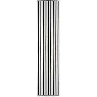 KAISER plastic® Akustikpaneele aus Filz | Farbe: weiß/schwarz | Wandpaneele im Format 240 x 60 cm | Lamellenwand auß Filz | moderne Wandverkleidung (Handmuster)