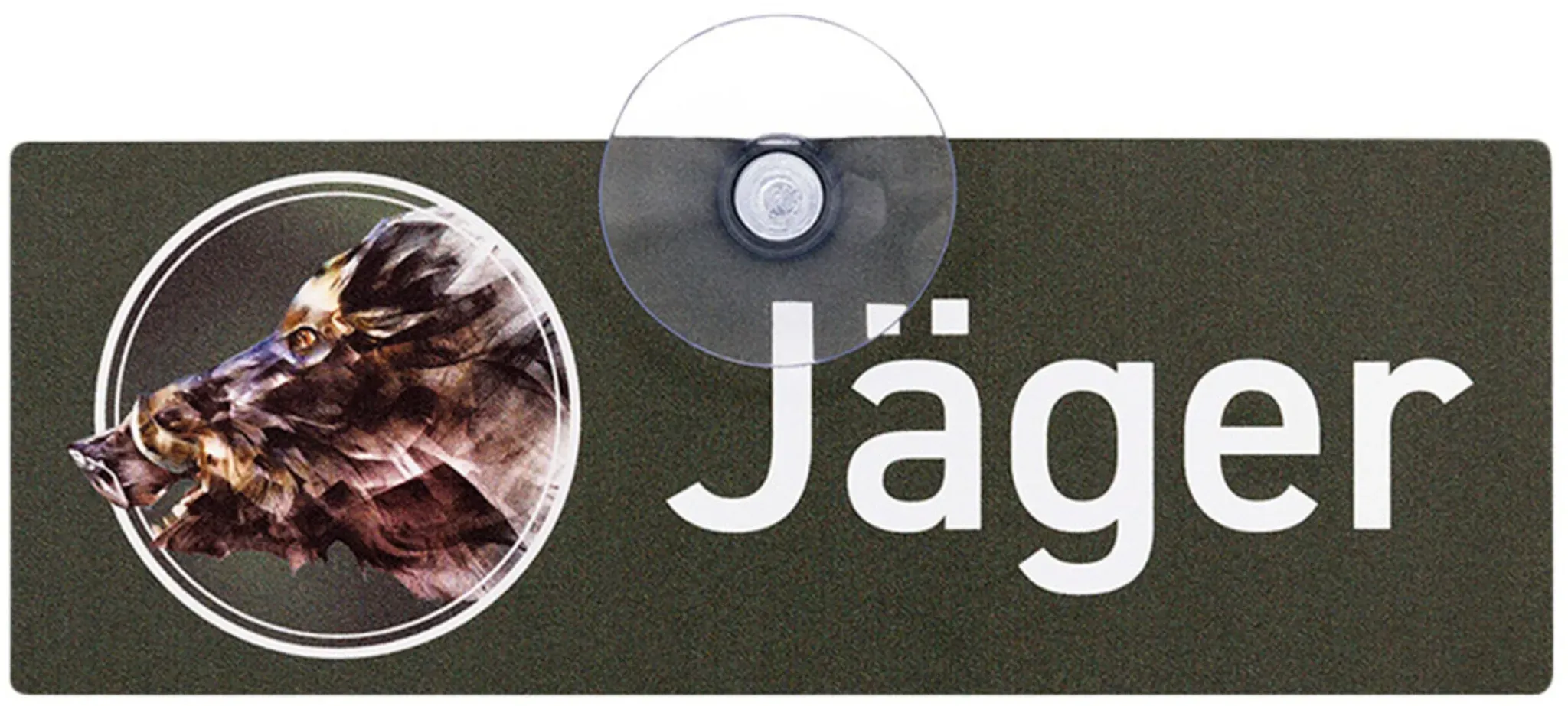 Wilde Hilde Original Autoschild Jäger Motiv Keiler