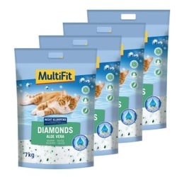 MultiFit Diamonds Aloe Vera Silikatstreu 4x15 l