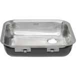 Reginox Edelstahlspüle L18 4035 SK 100 mm tief (L) OHNE ÜBERLAUF / Clean & Care
