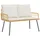 vidaXL Gartenbank 114 x 64 x 78 cm Braun