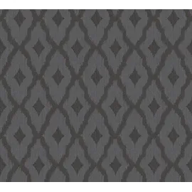 A.S. Creations Streifentapete 16 cm x 10 m grau/schwarz 961975