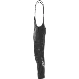 Mascot Latzhose mit CORDURA-Knietaschen, Stretch-Einsätze Gr. 120 schwarz