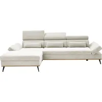 A.Z. Iwaniccy Ecksofa MESA, 299 x 188 cm - Mikrofaser Kopfteilverstellung