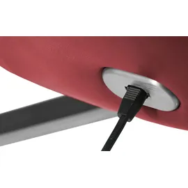 Hukla Relaxsessel Florian Leder 73 x 115 x 91 cm Rot elektrisch