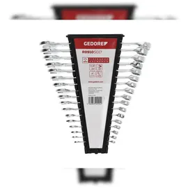 Gedore red Ring-Maulschlüssel Satz metrisch, 17-teilig