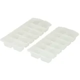 Gravidus 2er Set Eiswürfelbereiter Eiswürfelform Eiswürfelschale Eiswürfel Kunststoff