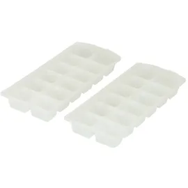Gravidus 2er Set Eiswürfelbereiter Eiswürfelform Eiswürfelschale Eiswürfel Kunststoff