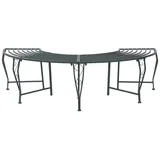 vidaXL Baumbank 160 x 80 x 44 cm Grau