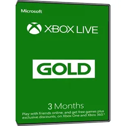 Xbox Live Gold - 3 Monate Mitgliedschaft [EU]