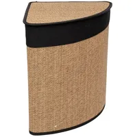 5five simply smart eck-wäschekorb aus bambus 48l