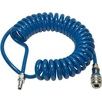 Riegler SpiralSchlauch-Sicherheitskupplung-Set, PUR, Schlauchdurchmesser 10x6,5, 8,0 m