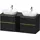 Duravit D-Neo Konsolenwaschtischunterbau wandhängend Eiche Schwarz Matt 1400x550x664 mm - DE4970B341 DE4970B34160000,