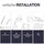 EnjoySolar Aluminium Halterung für Solarpanel bis 680mm 20° - 60° Neigung