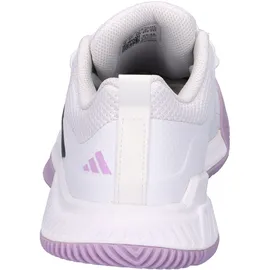 adidas Court Team Bounce 2.0 Damen Cloud White/Core Black/Powder Plum 38 2/3