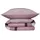 SCHIESSER Siena Gestreift Burgund 135 x 200 cm + 80 x 80 cm