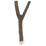 Kerbl Y-Sitzstange 20 cm, Naturholz, 1-seitig