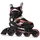 fila skate J-one Junior Schwarz/Rot 32-36